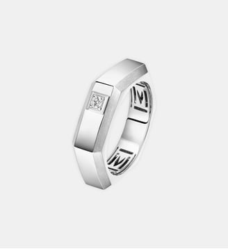 Bague diamant en or blanc -M - Messika - Or blanc