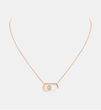 Collier diamant en or rose Messika