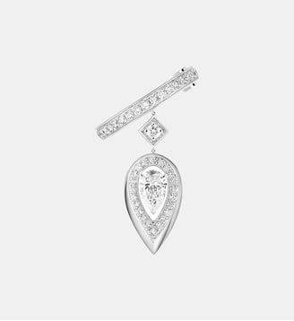 Mono clip diamant en or blanc - Messika - Or blanc