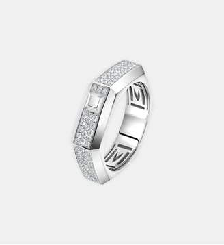 Bague pavée diamant  en or blanc - M - Messika - Or blanc