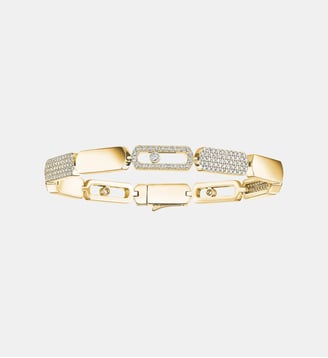 Bracelet diamant en or jaune - Petit modèle - Messika - Or jaune
