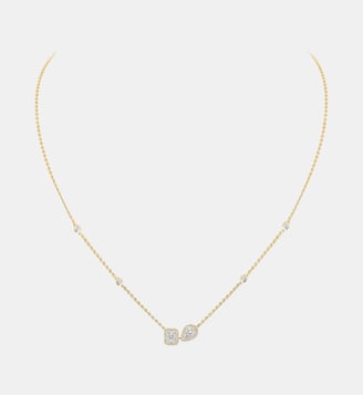 Collier diamant en or jaune Toi & Moi - Messika - Or jaune