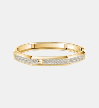 Bracelet pavé diamant en or jaune - Moyen modèle - Messika - Or jaune