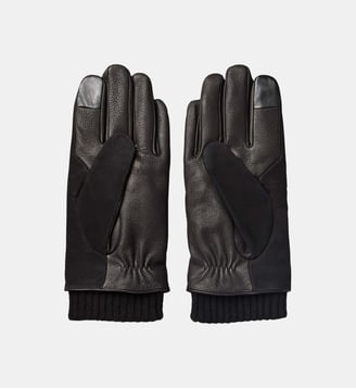 Gants Mix Media Cuffed - Calvin Klein - Black