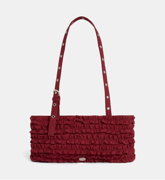 Sac à main Sophia Ruffle - Damson Madder - Bordeaux