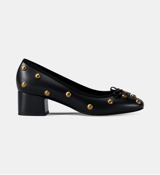 Escarpins Piper Flex Mid Pump talon bloc - Michael Kors - Noir