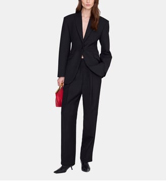 Blazer à col tailleur - Anine Bing - Black