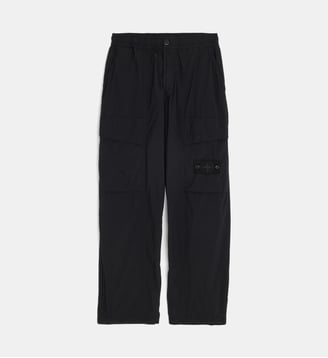 Pantalon loose taille élastiquée - Stone Island - Noir