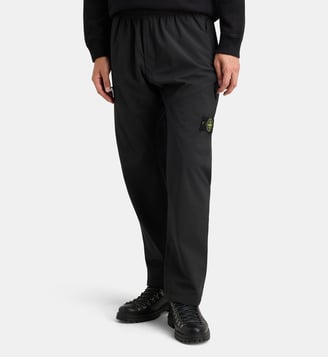 Pantalon droit technique signature - Stone Island - Noir