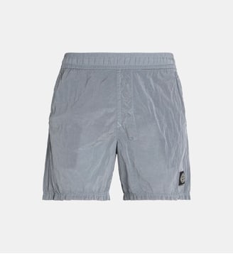 Short de bain avec suspensoir - Stone Island - Gris clair