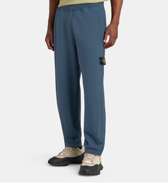 Pantalon jogging patch signature coton - Stone Island - Bleu