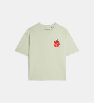 T-shirt T-Pom en coton - Teddy Smith - Vert sauge