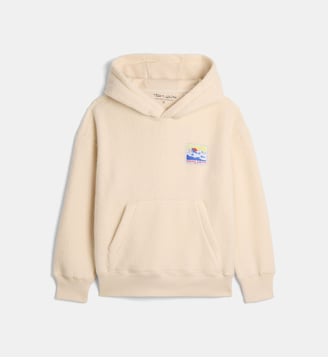 Sweat à capuche enfant Sharpa Soft - Teddy Smith - Crème
