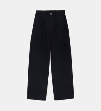 Pantalon plissé en coton - JW Anderson - Noir