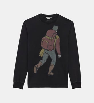 T-shirt Hiker à manches longues - JW Anderson - Noir