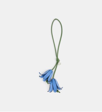 Charm Bluebells fleurs cuir - JW Anderson - Bleu et vert