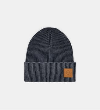 Bonnet en maille - Replay - Gris bleu