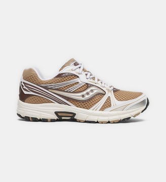 Baskets basses Grid - Saucony - Marron et blanc