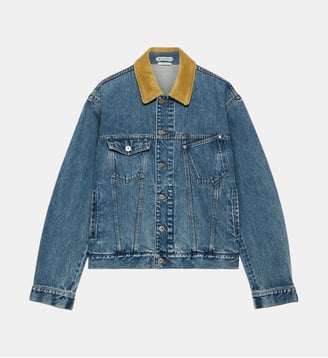 Veste Courte Corduroy Collar - JW Anderson - Bleu