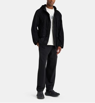 Parka signature à capuche en nylon - Stone Island - Noir
