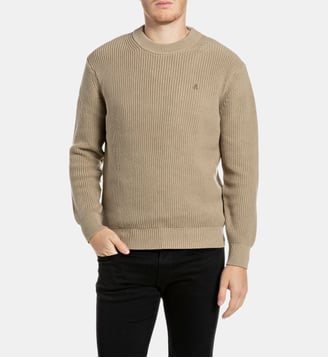 Pull droit en maille - Replay - Beige