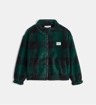 Blouson polaire B-Charles - Teddy Smith - Vert pin