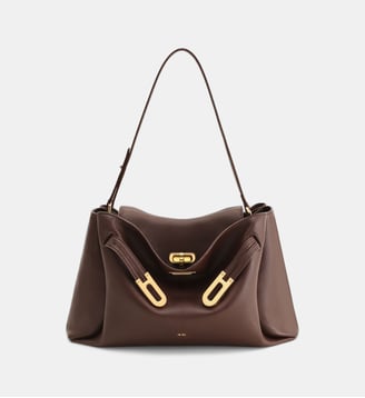 Sac à main Rhea porté épaule - Jw Pei - Marron foncé
