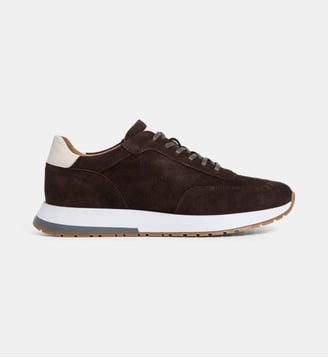Running Premium Full Suede - Hackett London - Ebony brown