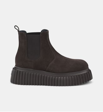 Bottines Iggy compensées - AGL - Marron
