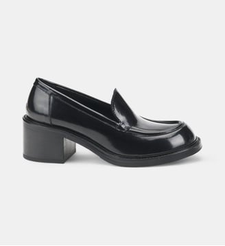 Mocassins Zoe à talon - AGL - Nero