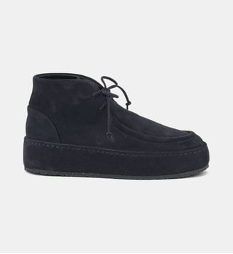 Boots Wrap P en cuir suédé - AGL - Night