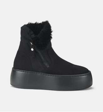 Bottines Vibe fourrées - AGL - Noir