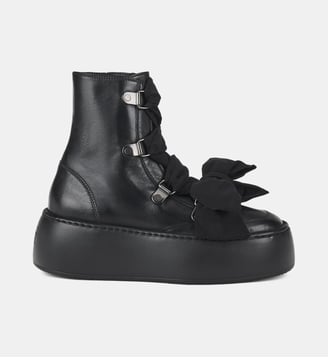 Bottines à plateforme Vibe Ribbon - AGL - Nero