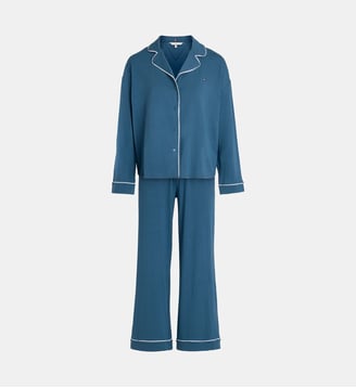 Ensemble pyjama - Tommy Hilfiger - Bleu canard