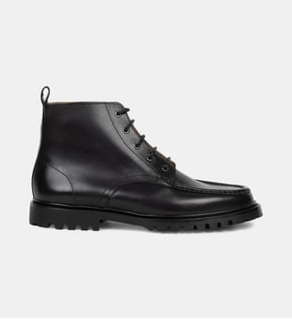 Bottines Elias en cuir - Bobbies - Noir intense