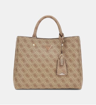Sac à main Meridian signature - Guess - Marron