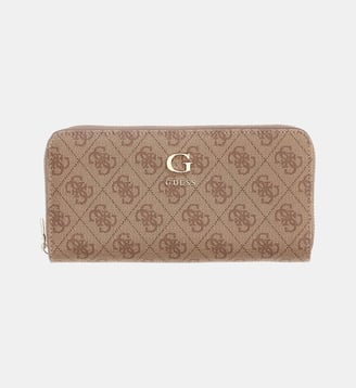 Portefeuilles Coleen signature - Guess - Marron