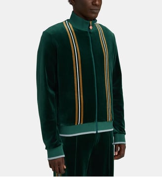 Veste de survêtement en velours - Casablanca - Vert