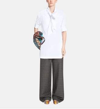 Chemise Loose Scarf - Dries Van Noten - White