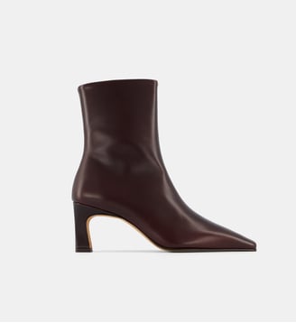 Boots Emilie en cuir - Bobbies - Lie de vin