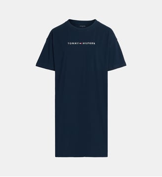 Robe t-shirt Ess. Lounge - Tommy Hilfiger - Bleu marine
