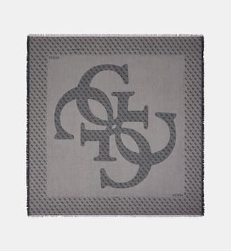 Foulard Lindsey signature - Guess - Gris