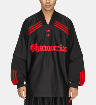 T-shirt manches longues Dazzle - ADIDAS WILLY CHAVARRIA - Noir et rouge