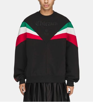 Sweat-shirt Fleece Crewneck - ADIDAS WILLY CHAVARRIA - Noir et multicolore