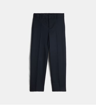 Pantalon droit habillé - Emporio Armani Junior - Bleu marine