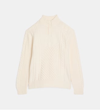 Pull maille - Emporio Armani Junior - Écru