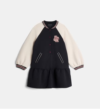 Robe Back to School - Emporio Armani Junior - Bleu marine et écru