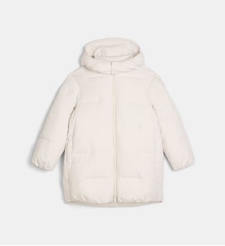 Doudoune à capuche amovible - Emporio Armani Junior - Sable clair