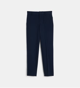 Pantalon habillé à chevron - Emporio Armani Junior - Bleu nuit