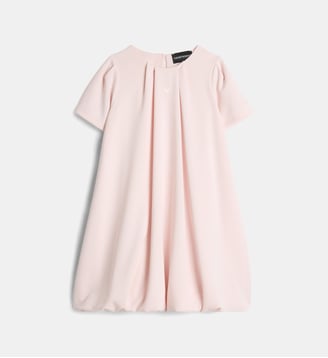 Robe mi-longue ballon - Emporio Armani Junior - Rose orchidée